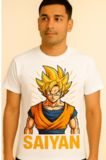 Saiyan Warrior Graphic T-Shirt - 100% Cotton - Image 2