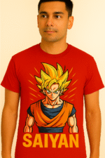 Saiyan Warrior Graphic T-Shirt - 100% Cotton - Image 3