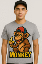 Funky Monkey Graphic T-Shirt - 100% Cotton - Image 10