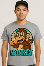Funky Monkey Graphic T-Shirt - 100% Cotton - Image 8