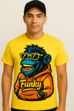 Funky Monkey Graphic T-Shirt - 100% Cotton