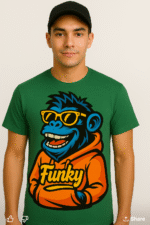 Funky Monkey Graphic T-Shirt - 100% Cotton - Image 6