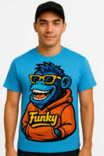 Funky Monkey Graphic T-Shirt - 100% Cotton - Image 7